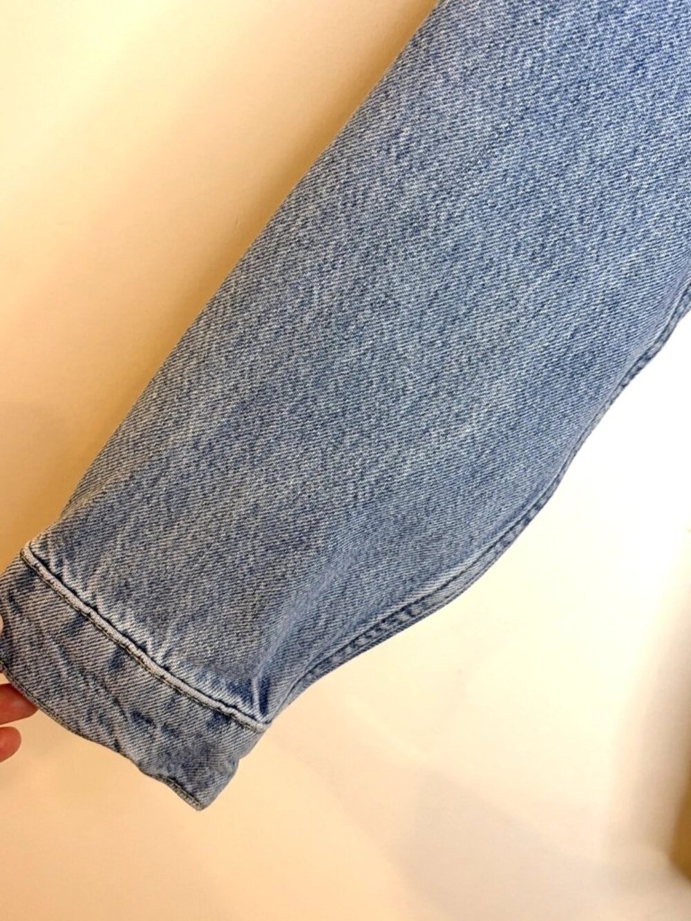 NWT RAILS Denim Jacket Women's S Rodeo Fringe Oversized Trucker Western - Picture 9 of 15